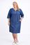 Picture of CURVY GIRL DENIM DRESS V NECK